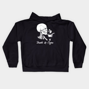 Death by Coffee Kids Hoodie